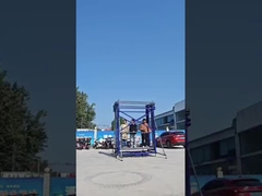 9m Guida Ferrovia Cargo Lift Outdoor Industrial Freight Lift