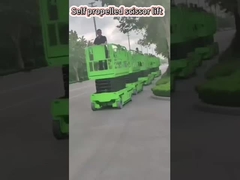 Scala di sollevamento a forbice a propulsione automatica da 6 m a 14 m