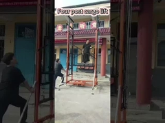 Sollevamento per merci a doppio mastello sollevamento idraulico per magazzino di merci sollevamento a doppio mastello 7m