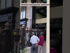 250 kg 4m Scala di sedie a rotelle all'aperto Ascensore verticale residenziale