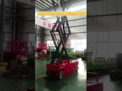 Verde Blu 6m self-propelled scissor lift 230kg piattaforma di lavoro aereo