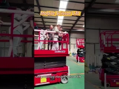 Sollevamento a forbice a propulsione automatica 6m 8m 10m 12m 320kg 450kg Piattaforma di lavoro aereo per la costruzione