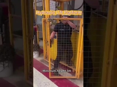 Immagazzino industriale ascensore idraulico per carico guida verticale ascensore ferroviario merci