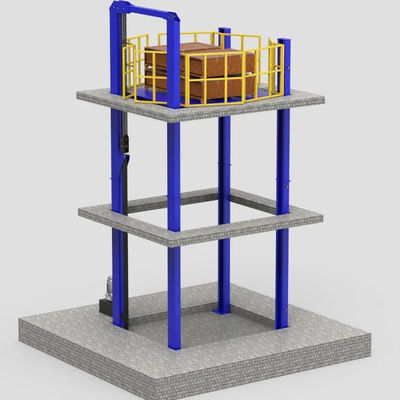 comprare Elevatore idraulico verticale industriale a quattro pali 4 posti di stoccaggio per magazzino di fabbrica online manufacture