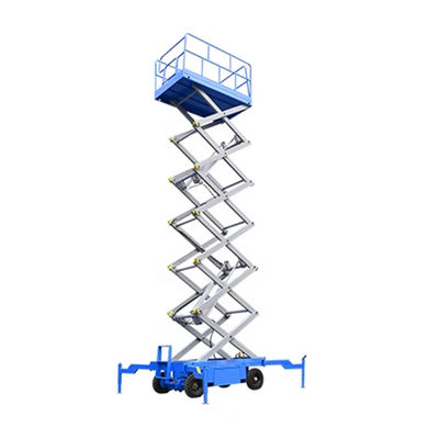 comprare Carico 500 kg Piattaforma di sollevamento mobile a forbice a piedi manuale per lavori aerei online manufacture