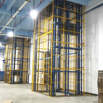 comprare 4 Post Cage Lift 3000kg ascensore idraulico per merci online manufacture
