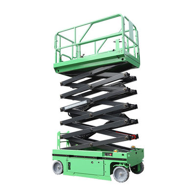 comprare Verde Blu 6m self-propelled scissor lift 230kg piattaforma di lavoro aereo online manufacture