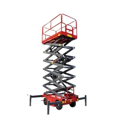comprare 8 m sollevamento a forbice piattaforma di sollevamento aerei a forbice idraulica 1000 kg online manufacture
