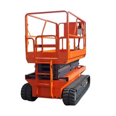 comprare 200 kg 4m-6m Scissor Crawler Lift Piattaforma di sollevamento idraulica autopropulsata online manufacture
