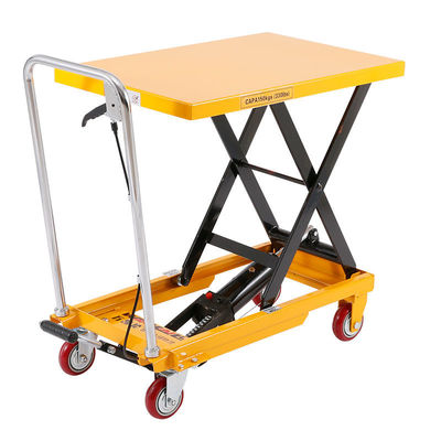 comprare 150 kg Tavolo di sollevamento a forbice carrello idraulico Tavolo del carrello manuale Tavolo di sollevamento idraulico online manufacture