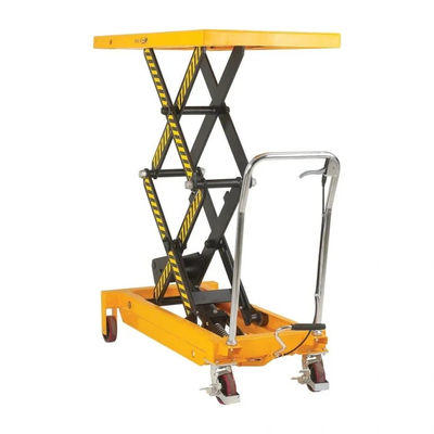 comprare 1m Tavolo di sollevamento idraulico industriale 800kg carico sollevamento a carrello a doppia forbice online manufacture