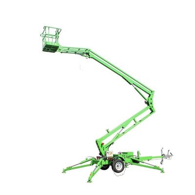 comprare Verde 18m rimorchio dietro ascensore articolato trazione elettrica dietro ascensore articolato online manufacture