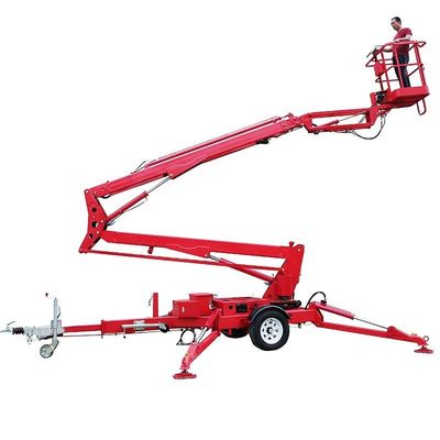 comprare carico 200 kg rimorchio articolare Boom Lift 12m rimorchio montato cherry picker online manufacture