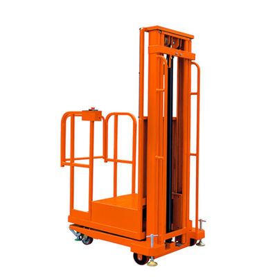 comprare Orange 3m Semi elettrico Ordine Picker magazzino Stock Picker ascensore online manufacture