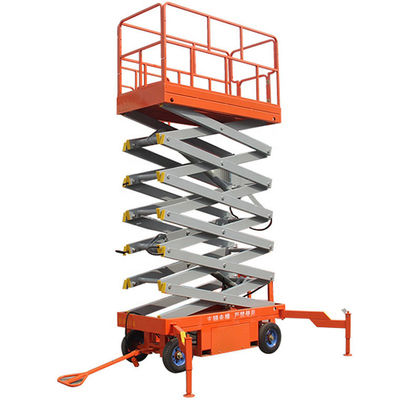 comprare 500 KG Mobile Platform Lift 9m Scissor Lift per lavori aerei all'aperto online manufacture