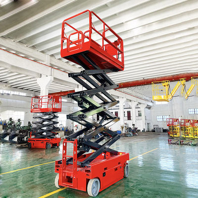 comprare Sito di costruzione ascensori a propulsione automatica 230 kg piattaforma mobile di sollevamento a forbici online manufacture