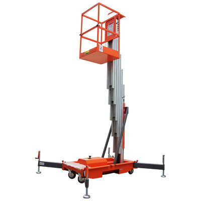 comprare Tavolo di sollevamento elettrico in alluminio a masto singolo 9m 150kg Piattaforma di sollevamento per lavori aerei online manufacture