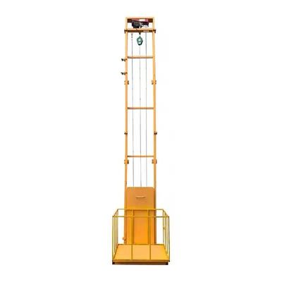comprare 0.5 - 1 tonnellata 6m Cargo Lift Warehouse Used Hydraulic Vertical Cargo Lift online manufacture