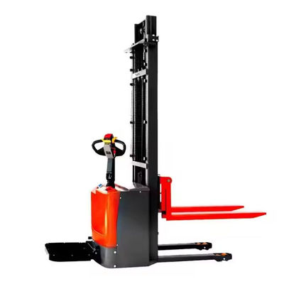 comprare Immagazzinaggio utilizzo stacker elettrico carrello elevatore a piedi 1,5 tonnellate pallet stacker online manufacture