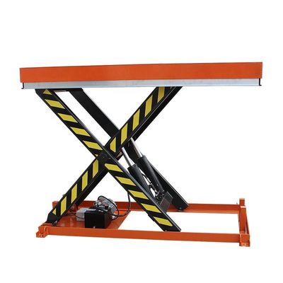 comprare 1T 2T 4T Tavolo di sollevamento idraulico stazionario a forbice Piattaforma di sollevamento elettrica fissa online manufacture