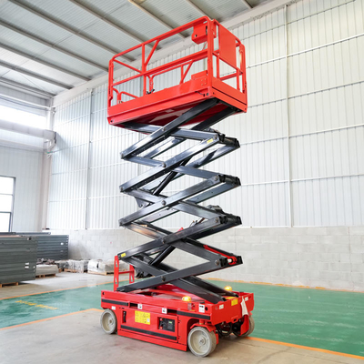 comprare 6 - 14m Apparecchiature di sollevamento a forbice autopropulsate Piattaforma di lavoro aereo online manufacture