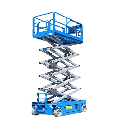 comprare Piattaforma elevatrice a pantografo semovente elettrica 12m altezza 320kg capacità fabbricazione online