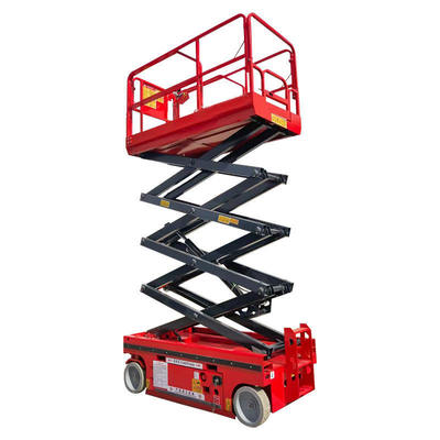 comprare 8m 10m 12m Hydraulic Mobile Scissor Lift Platform With 450kg Load Capacity fabbricazione online