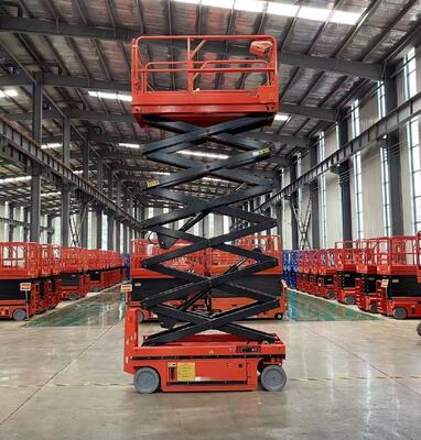 comprare Self Propelled Scissor Lift Electric Hydraulic Scissor Lift Platform 8m 10m 12m fabbricazione online