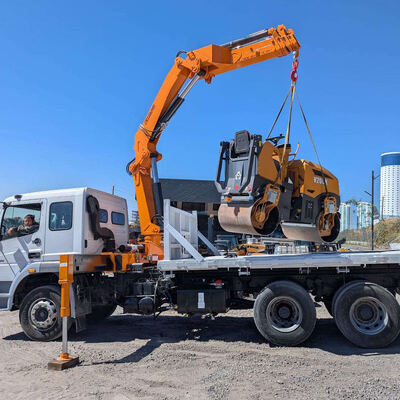 comprare Gru a braccio pieghevole montata su autocarro da 10 tonnellate fabbricazione online