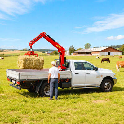 comprare 5 Ton 6 Ton Gru a Braccio Pieghevole Idraulica Mini Gru di Sollevamento fabbricazione online