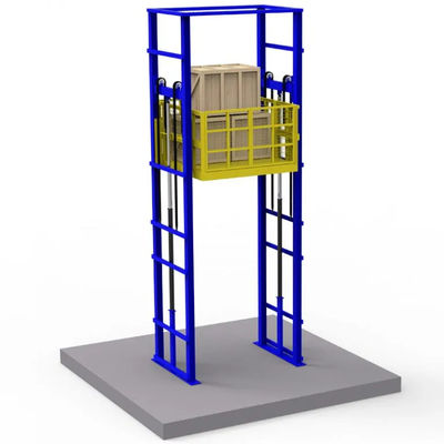 2000 kg-6000 kg ascensore per magazzini verticali di merci ascensore idraulico a quattro posti di carico