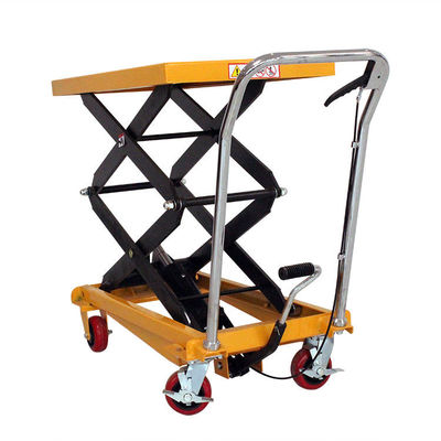2000 kg di carrello per forbici di sollevamento manuale Tavolo di piattaforma per carrello per forbici idraulici