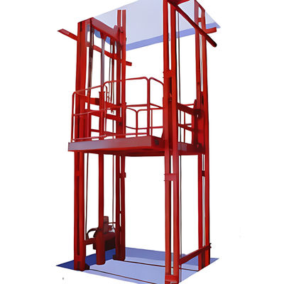 2T Mezzanine Floor Goods Lift 5m 2000KG Magazzino Freight Elevator