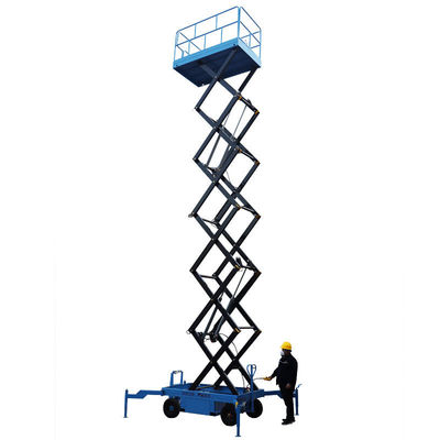 Lavoro aereo 14m Scissor Lift 1000KG 50 Ft Scissor Lift per fabbrica