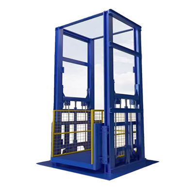 Blu 3000 kg ascensore di magazzino 3m-9m Mini Goods Lift
