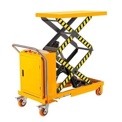 1.5m carrello di sollevamento mobile da forbice 1000 kg carrello di sollevamento da piattaforma