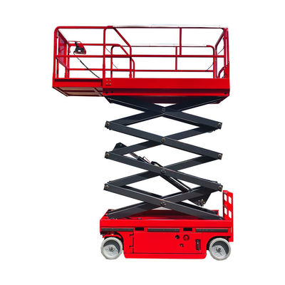 Rossa auto-propulsione scalpello 450 kg Mobile Man Lift 10m altezza