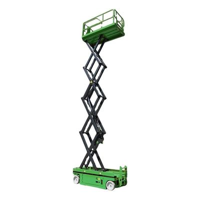 Piattaforme di accesso autopropulsate da 12 m 320 kg piattaforma portatile di sollevamento a forbici