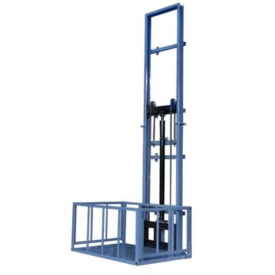 Elevatore di carico idraulico facile da sollevamento di 10 m 500 kg Piccola piattaforma di sollevamento a rotaia singola