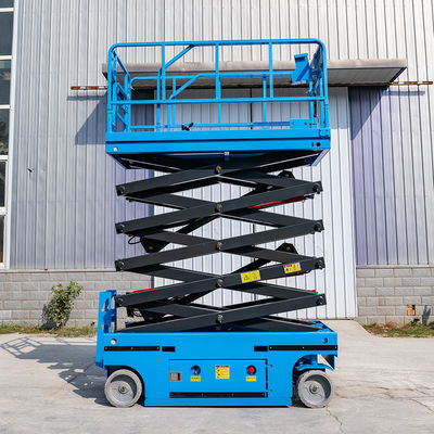 12m Elevatore elettrico a forbice piattaforma di sollevamento a forbice a propulsione automatica con CE