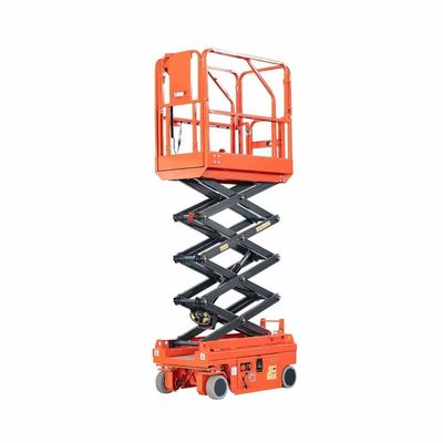 Piattaforma elevatrice a forbice idraulica mini da 320 kg 6 m, piattaforme elevatrici a forbice semoventi elettriche