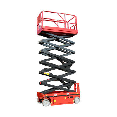 Self Propelled Scissor Lift Electric Hydraulic Aerial Work Lift Platform