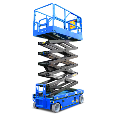 8m 10m 12m self-propelled scissor lift piattaforma di sollevamento aereo idraulica per il lavoro all'aperto