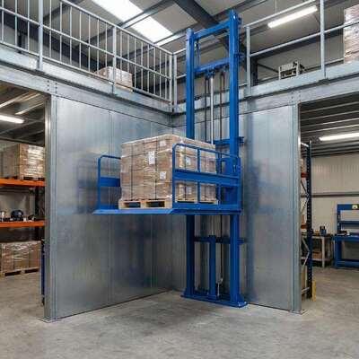 Elevatore da carico con capacità di carico 1000 kg 2 Elevatore da 3 piani per uso industriale