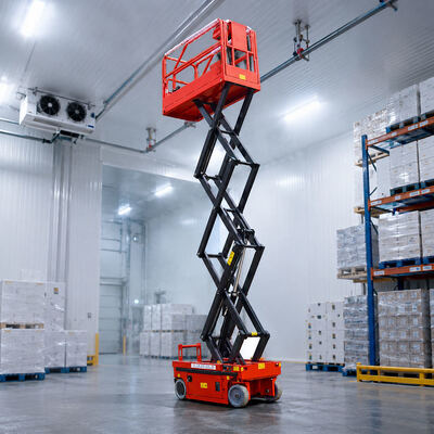 Piattaforma elevatrice a forbice da 4m 6m, sollevatore a forbice mobile piccolo per magazzino