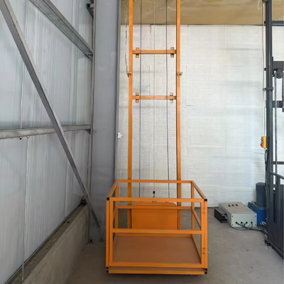 Piattaforma elevatrice verticale redditizia dell'ascensore idraulico del carico da 1 tonnellata per il magazzino
